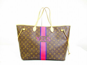 【超美品】 ルイヴィトン LOUIS VUITTON モン モノグラム ネヴァーフルGM トートバッグ ショルダーバッグ 茶 【中古】