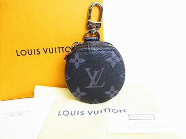 【未使用保管品】 ルイヴィトン LOUIS VUITTON モノグラム エクリプス エテュイ イヤフォン イヤフォンケース 小物入れ メンズ 【中古】