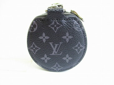 【未使用保管品】 ルイヴィトン LOUIS VUITTON モノグラム エクリプス エテュイ イヤフォン イヤフォンケース 小物入れ メンズ 【中古】