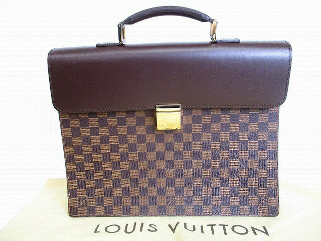 【希少】【未使用保管品】 ルイヴィトン LOUIS VUITTON ダミエ アルトナ PM ブリーフケース ビジネスバッグ 書類カバン メンズ レディース エベヌ 【中古】