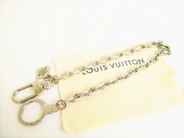 ルイヴィトン LOUIS VUITTON シェンヌ アノクレ ウォレットチェーン シルバー メンズ シルバー 【中古】