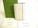 【未使用保管品】 グッチ GUCCI GGエンボス レザー 6連 キーケース キーリング メンズ レディース ホワイト 【中古】