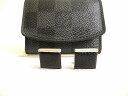 【未使用保管品】 ルイヴィトン LOUIS VUITTON ダミエ グラフィット ブトン ドゥ マンシェット ソーホー カフス メンズ 【中古】