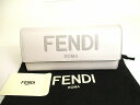 【未使用保管品】 フェンディ FENDI ROMA ローマ レザー コンチネンタル財布 長財布 メンズ レディース グレー 【中古】