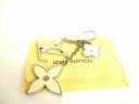 【未使用保管品】 ルイヴィトン LOUIS VUITTON ビジューサック フルール ドゥ エピ バッグチャーム キーホルダー イヴォワール 【中古】