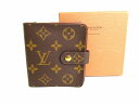 【未使用保管品】 ルイヴィトン LOUIS VUITTON モノグラム コンパクトジップ 2つ折り 財布 コンパクト財布 メンズ レディース 【中古】(4)