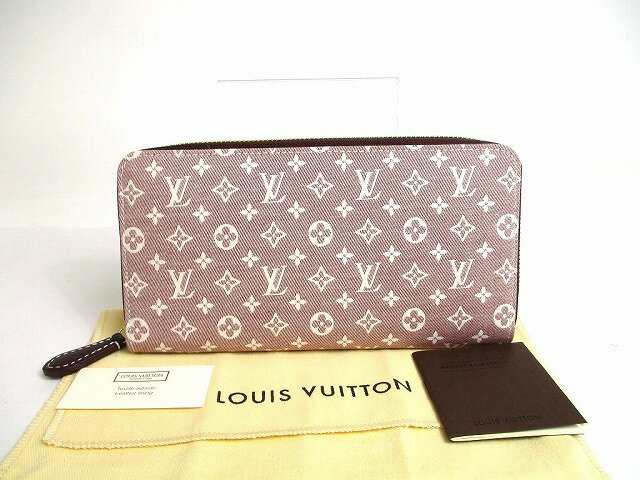 【未使用保管品】 ルイヴィトン LOUIS VUITTON モノグラム イディール ジッピーウォレット ラウンドファスナー 長財布 メンズ レディース セピア 【中古】