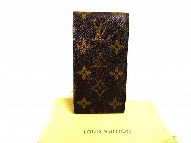 【美品】ルイヴィトン LOUIS VUITTON モノグラム タバコケース シガレットケース エテュイ シガレット メンズ レディース 【中古】