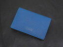 【送料・代引き手数料無料】【美品】【中古】 MAiSON TAKUYA メゾンタクヤ 名刺入れ カードケース Business Card Pouch ブルー×グレー