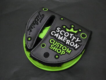 【送料・代引き手数料無料】 【未使用 S品】 【カスタムショップ限定】 SCOTTY CAMERON スコッティキャメロン ジャックポットジョニー パター用 ヘッドカバー マレット型 パターカバー