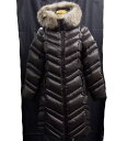  2018年 モンクレール MONCLER FULMAR GIUBBOTTO D20934934425 68950 レディース ロングダウンジャケット ダークブラウン サイズ3 ダウンコート