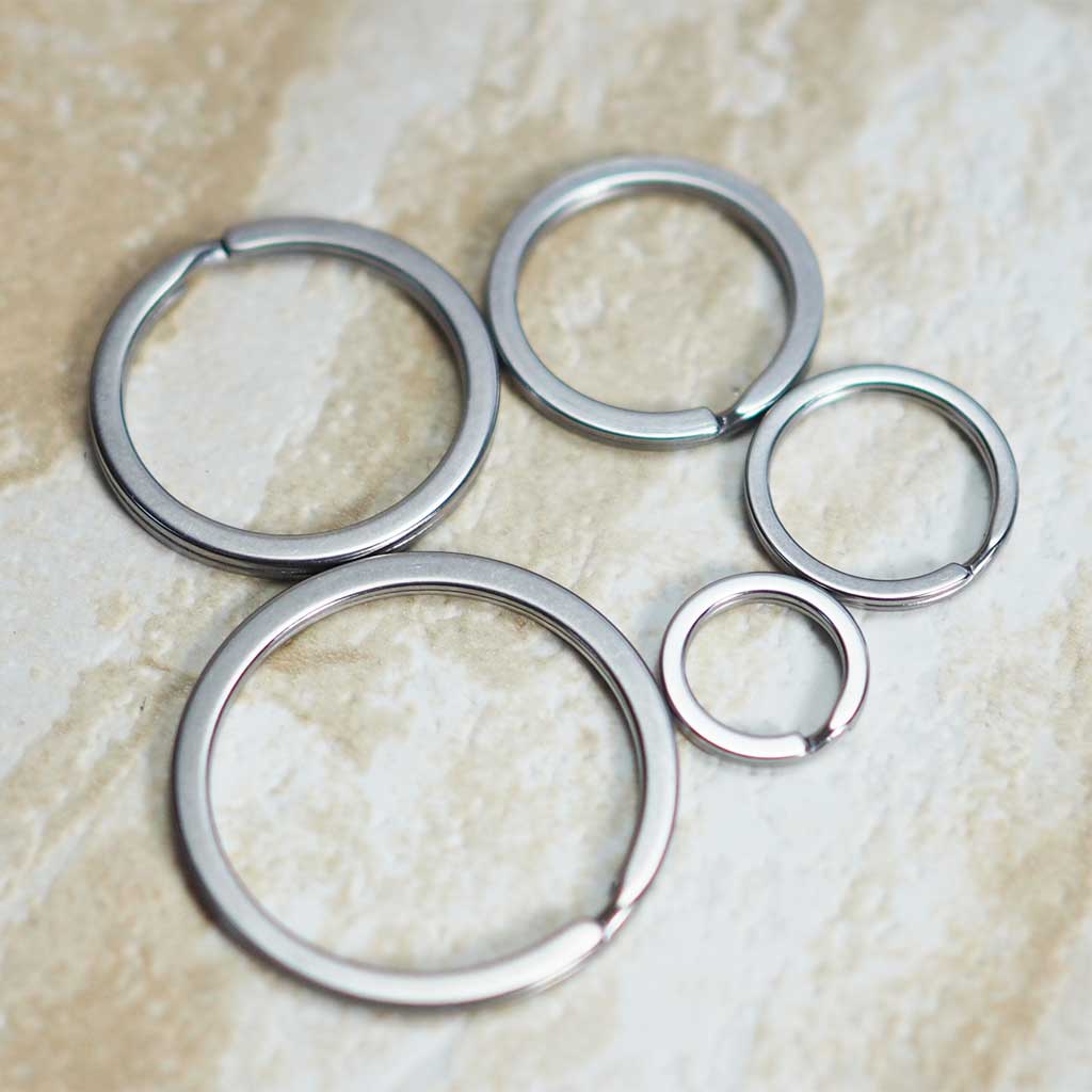Rakuten - ステンレス キーリング/二重リング 丸リング ハンドメイド/アクセサリー部品 【新品】/DIYパーツ