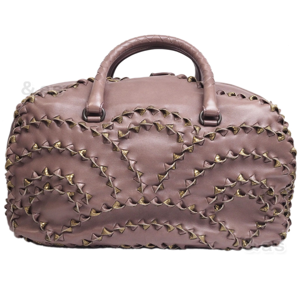 ボッテガ・ヴェネタ サンマルコカリュング　ボストンバッグ　レアカラー　229937VGIE8　BOTTEGA VENETA 【中古】