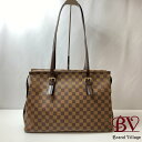 ★SALE ルイヴィトン LOUIS VUITTON チェルシー ダミエエベヌ パドロック有 N51119 TH0061 ハンドバッグ トートバッグ 【中古】 fj25020502(4)