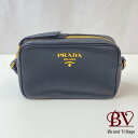 【中古】 プラダ PRADA ヴィッテロフェニックス レザー ブラック 1BH103 ゴールド金具 ショルダーバッグ hh25031701
