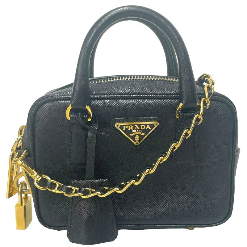 美品 PRADA プラダ ナイロンバッグ カデナ 2way ギャランティカード 
