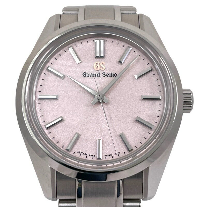 SEIKO グラントセイコー ヘリテージコレクション 55周年記念限定モデル SBGW289 腕時計 ステンレス ピンク 手巻き ピンク(桜隠し)文字盤【中古】 メンズ