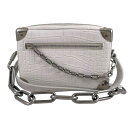 【中古】【LOUIS VUITTON】ルイ・ヴィトン ソフトトランク ミニ N98495 ショルダーバッグ メンズ クロコ MINI エキゾチック 白 ホワイト...