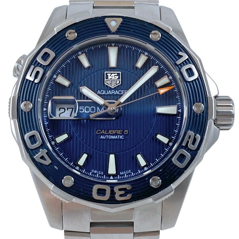 【中古】【TAG HEUER】タグホイヤー アクアレーサー キャリバー5 WAJ2112.BA087 ...