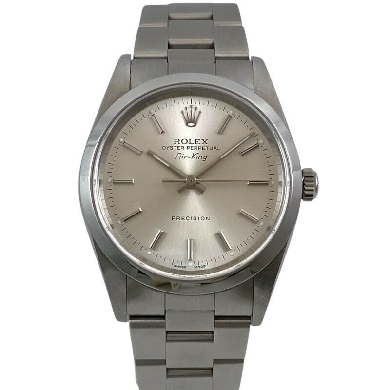 【中古】【ROLEX】ロレックス エアキング 14000 腕時計 ステンレススチール メンズ Z番 シルバー