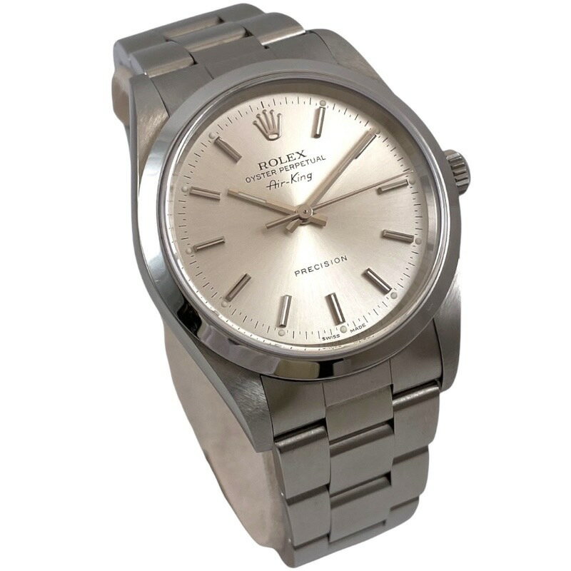 【中古】【ROLEX】ロレックス エアキング 14000 腕時計 ステンレススチール メンズ Z番 シルバー