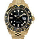 【中古】【ROLEX】ロレックス GMTマスターII 126718GRNR 腕時計 K18イエローゴールド メンズ ランダム番 2024年ギャラ ジュビリー