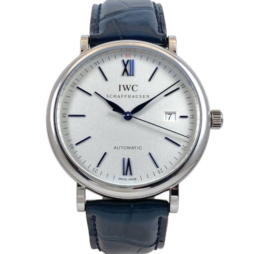 【中古】【IWC】インターナショナルウォッチカンパニー ポートフィノ 40mm オートマティック IW356527 腕時計 SS/レザー メンズ 自動巻き 【中古】【IWC】インターナショナルウォッチカンパニー ポートフィノ 40mm オートマティック IW356527 腕時計 SS/レザー メンズ 自動巻き