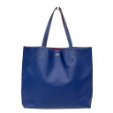 【中古】【HERMES】エルメス ドゥブルセンス トートバッグ レザー メンズ リバーシブル □R刻印 2014年製造 青 ブルー 紫 パープル
