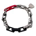 【中古】【LOUIS VUITTON】ルイ・ヴィトン ブラスレ モノグラム チェーン M0976L ブレスレット メンズ インフィニティ ドット 草間彌生