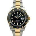 【中古】【ROLEX】ロレックス サブマリーナー デイト 126613LN 腕時計 SS/YG メンズ ランダム番 イエローゴールド 黒文字盤 ブラック(2)