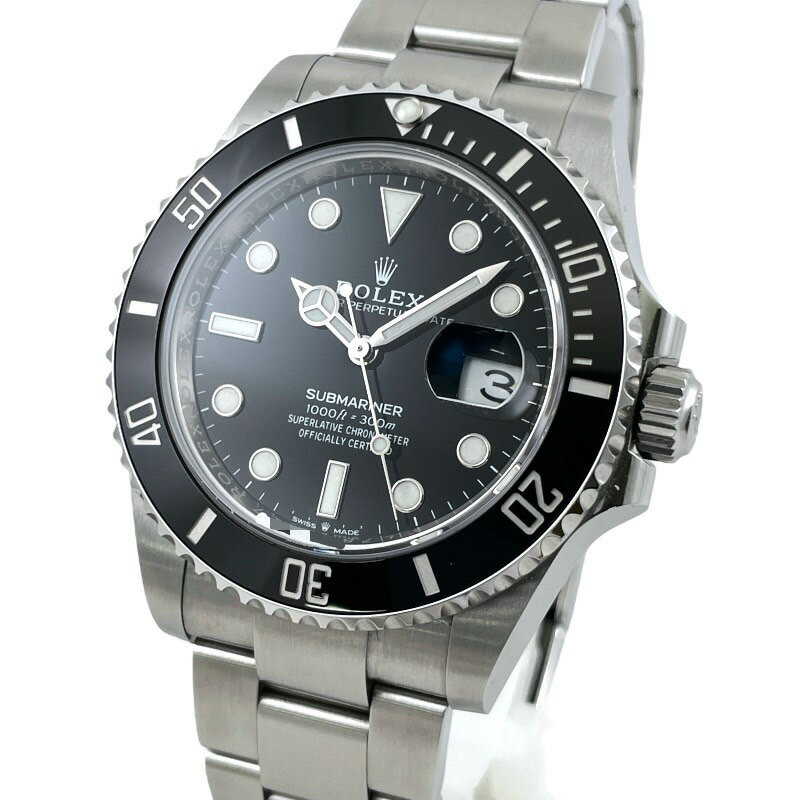 【中古】【ROLEX】ロレックス サブマリーナー デイト41 126610LN 腕時計 ステンレススチール メンズ ランダム番 2022年ギャラ 黒 ブラック 自動巻き