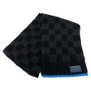 【中古】【LOUIS VUITTON】ルイ・ヴィトン エシャルプ ヘルシンキ タイガアーティクルズ デ ボヤジェ M75904 マフラー カシミヤ メンズ ダミ...