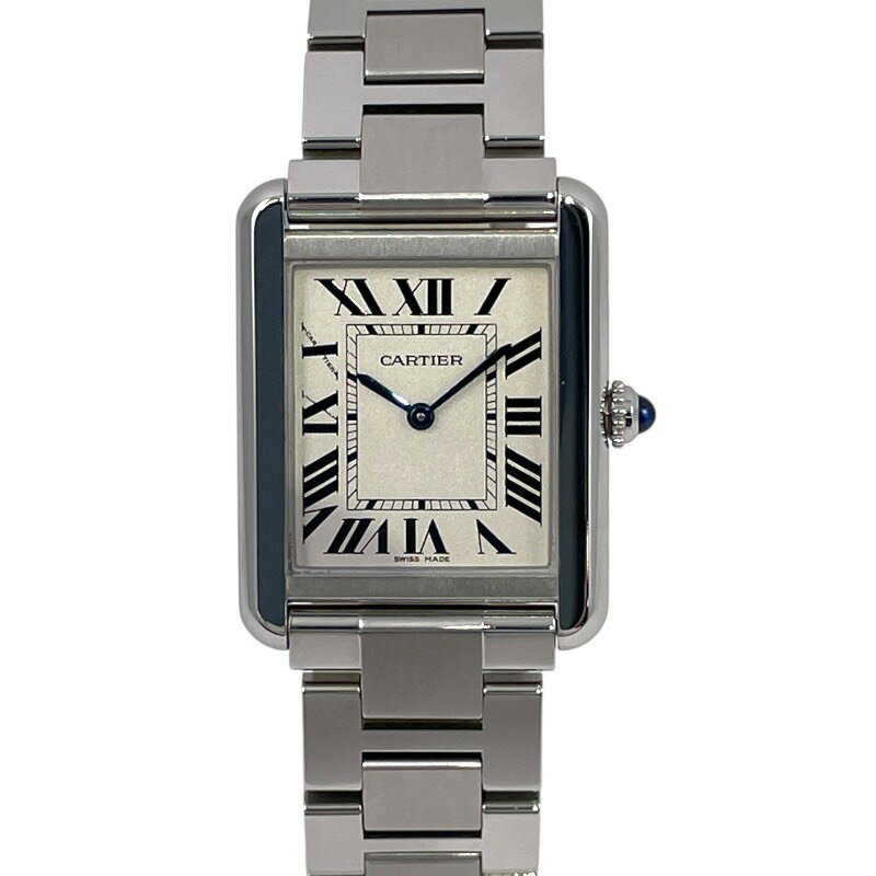【中古】【CARTIER】カルティエ タンクソロSM W5200013 腕時計 ステンレススチール  ...