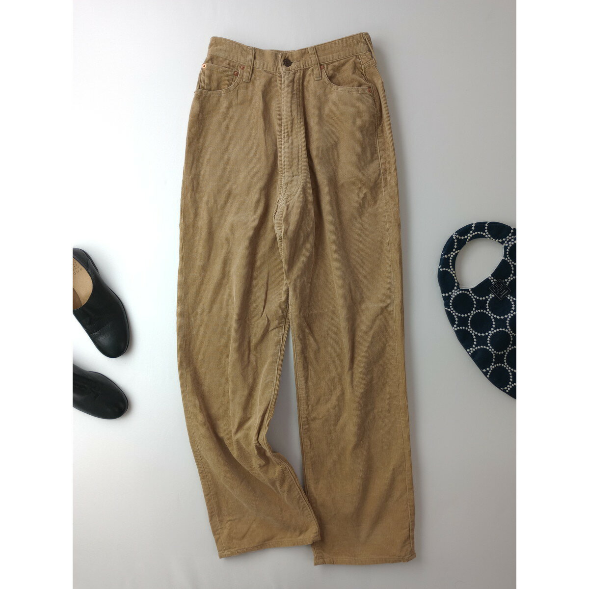 leno&co リノ リノアンドコー KAY CORDUROY PANT コーデュロイ パンツ ベージュ 03【中古】