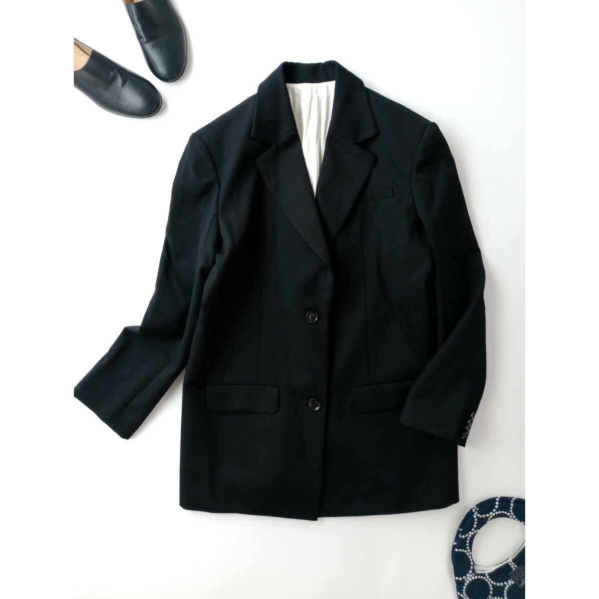 Other - 25SS RIM.ARK TRANQUILITY リムアーク トランクイリティ Quiet Luxury Tailored JK ラグジュアリー テーラードジャケット 黒 ブラック 38【中古】