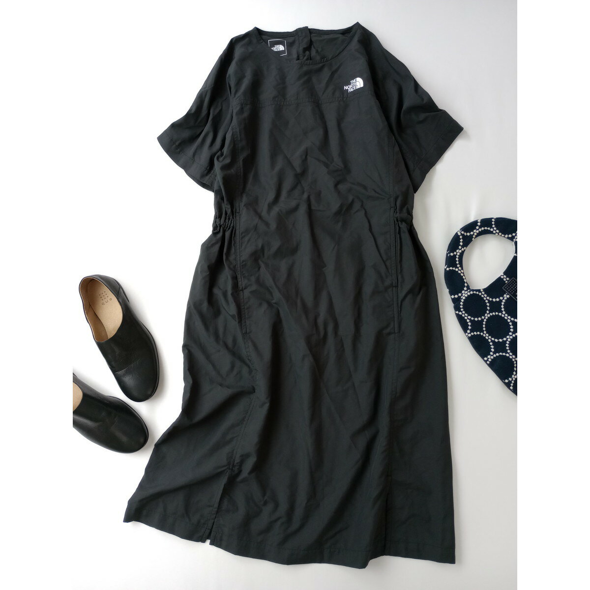 THE NORTH FACE ノースフェイス Karka Onepiece カルカ ワンピース パッカブル 黒 ブラック M【中古】