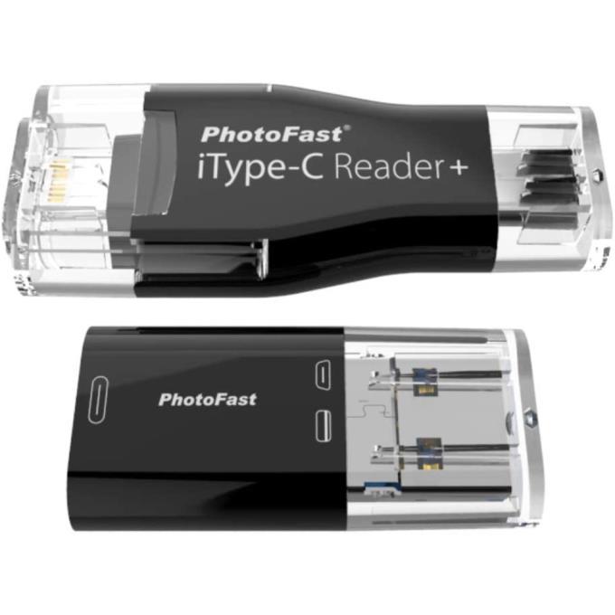 PhotoFast フォトファスト iT CREADER+ カードリーダー Lightning対応 microSD USB3.0 iPhone iPad バックアップ 写真 動画 データ転送