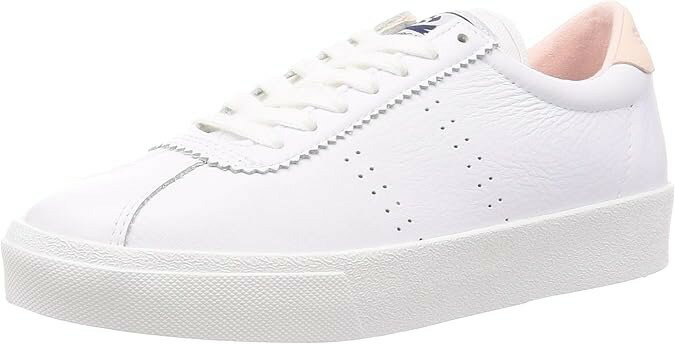 ���ڥ륬 SUPERGA 2843-COMFLEAU �ۥ磻�� ��ǥ����� 23.5-24cm �쥶�����ˡ����� �����奢��