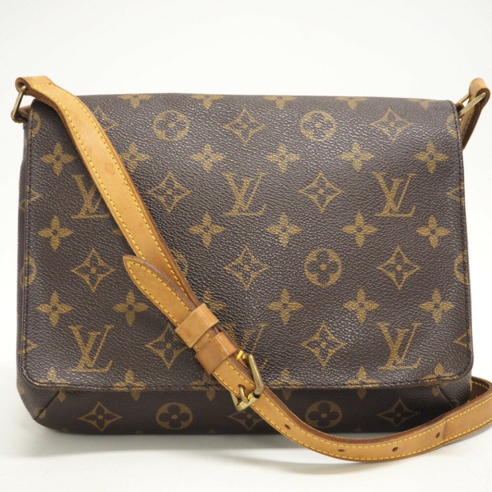 LOUIS VUITTON/ルイヴィトン M51257 ミュゼット タンゴ モノグラム ショルダーバッグ ブラウン レディース