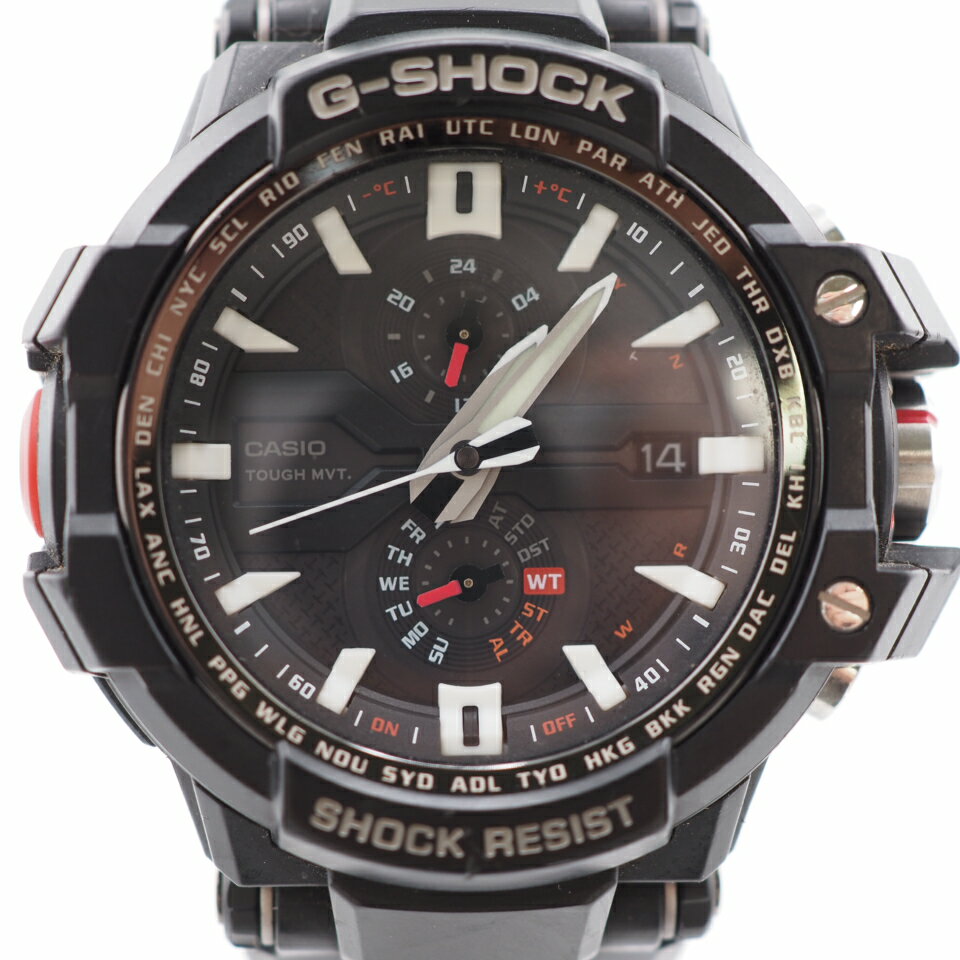 CASIO/カシオ GW-A1000 スカイコックピットロイヤルエアフォース クォーツ Gショック 腕時計 ブラック メンズ