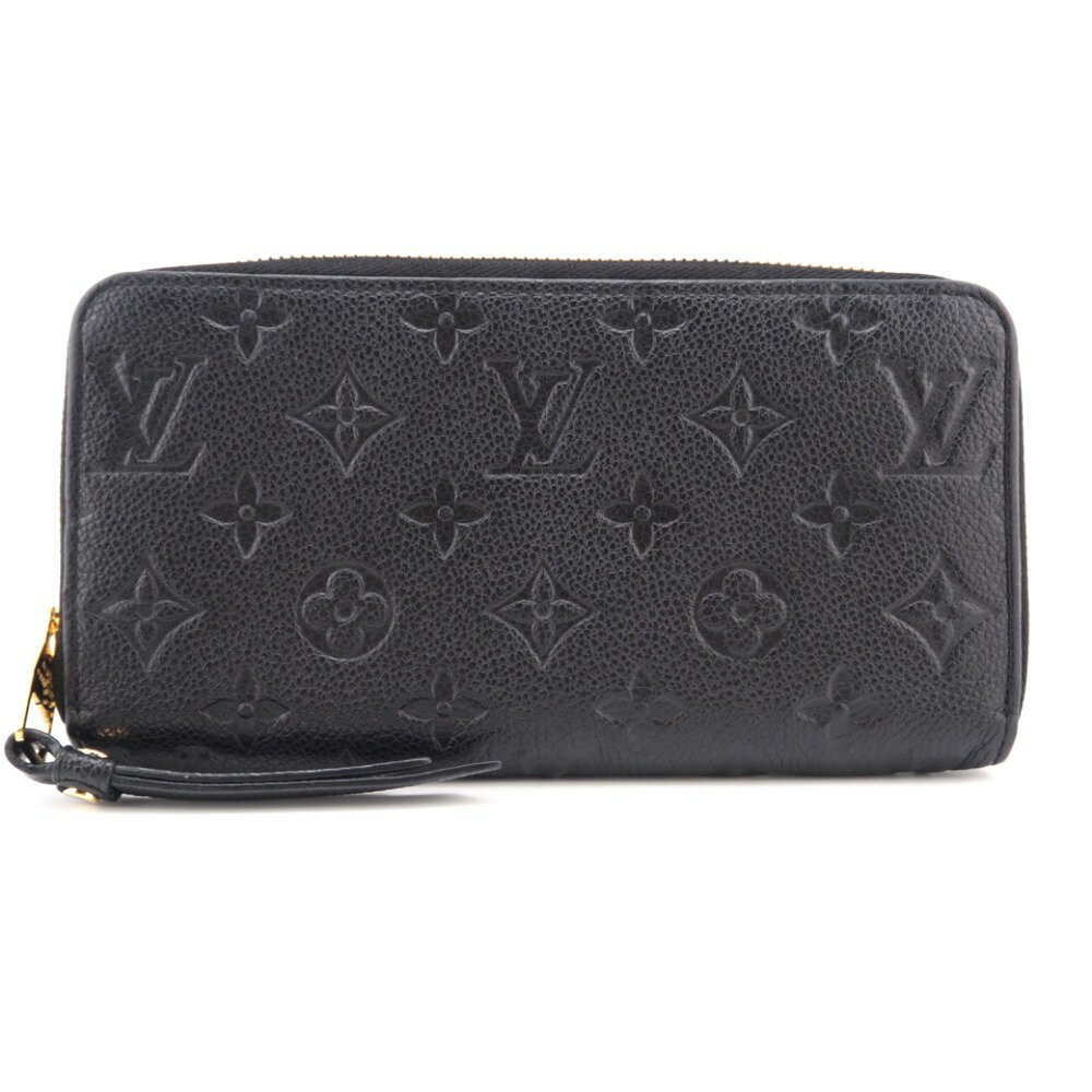 LOUIS VUITTON/ルイヴィトン M61864 ジッピーウォレット モノグラムアンプラント 長財布 ブラック ユニセックス