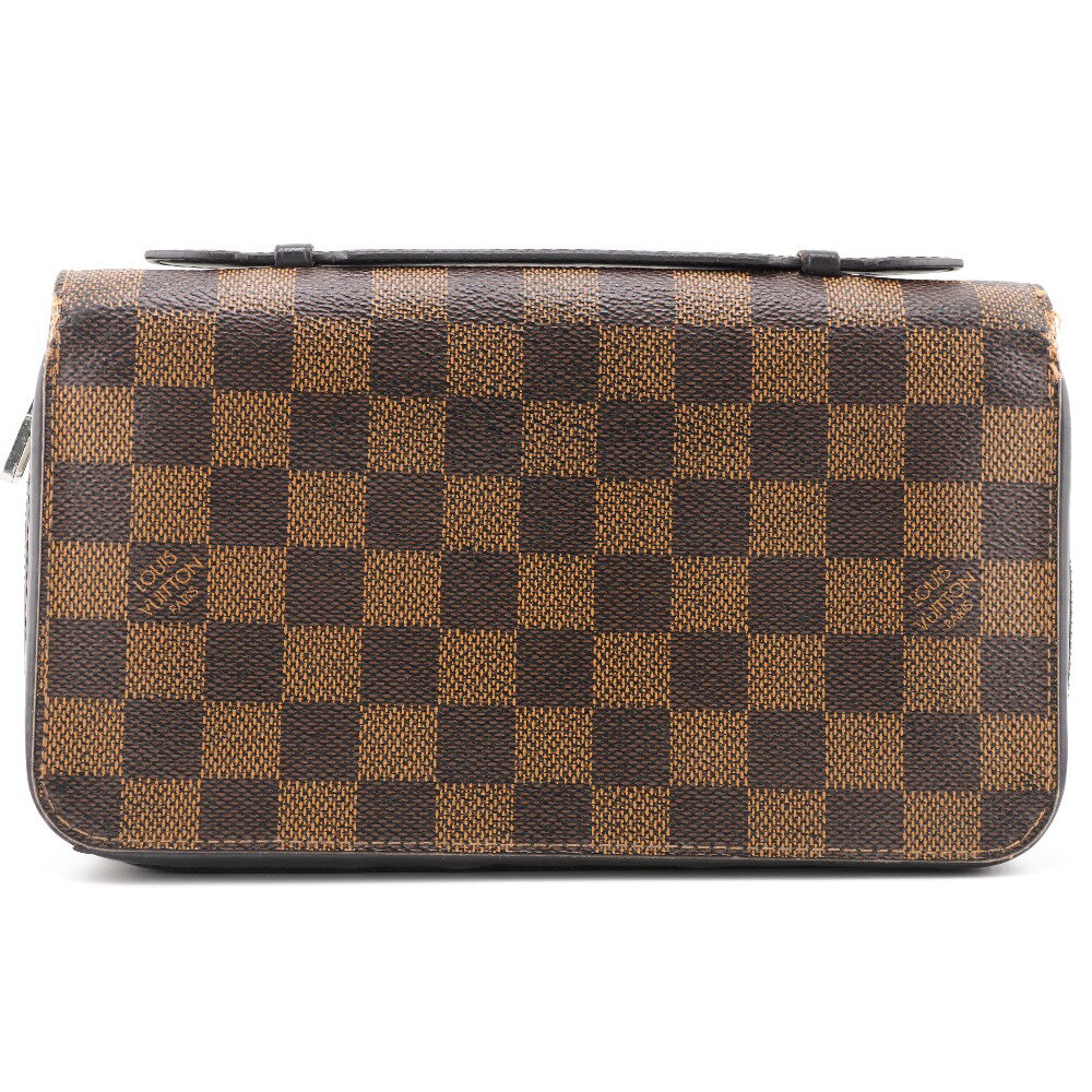 LOUIS VUITTON/ルイヴィトン N63284 ジッピーXL ラウンドファスナー ダミエ 長財布 ブラウン ユニセックス