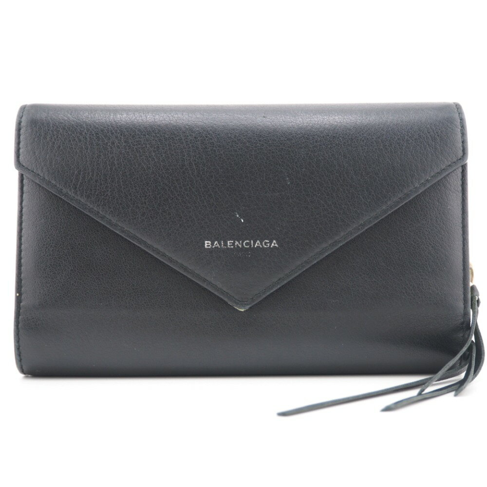 BALENCIAGA/バレンシアガ 371661 ペーパーマニー 長財布 ブラック メンズ