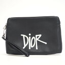 Christian Dior/クリスチャンディオール ショーン・ステューシー クラッチバッグ ブラック メンズ