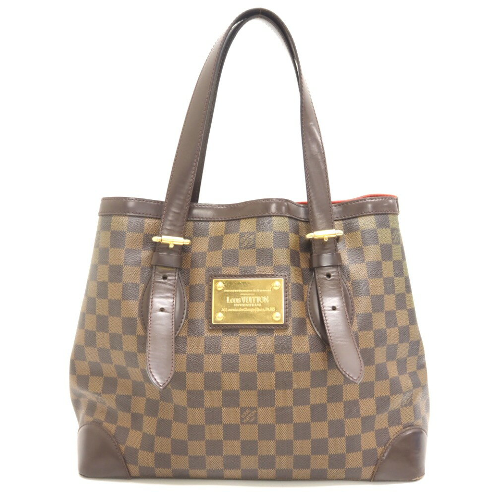 ルイヴィトン ハンドバッグ（レディース） LOUIS VUITTON/ルイヴィトン N51203 ハムプステッドGM ダミエ ハンドバッグ ブラウン レディース