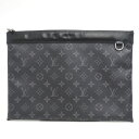 モノグラム LOUIS VUITTON/ルイヴィトン M62291 ポシェットディスカバリー PM モノグラムエクリプス クラッチバッグ ブラック メンズ