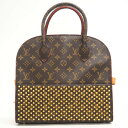 LOUIS VUITTON/ルイヴィトン M41234 アイコノクラスト クリスチャンルブタン モノグラム ハンドバッグ レッド レディース