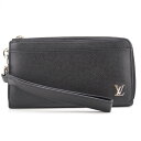 LOUIS VUITTON/ルイヴィトン M69409 ジッピードラゴンヌ タイガ 長財布 ブラック メンズ