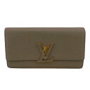 LOUIS VUITTON/ルイヴィトン M61249 トリヨン ポルトフォイユ・カプシーヌ 長財布 ベージュ レディース