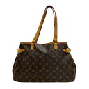 LOUIS VUITTON/ルイヴィトン M51154 バティニョールオリゾンタル モノグラム ハンドバッグ ブラウン レディース